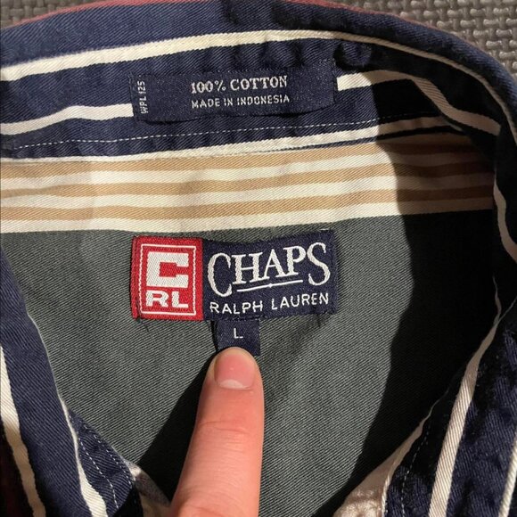 Chaps Men's Multi Shirt - Picture 3 of 5